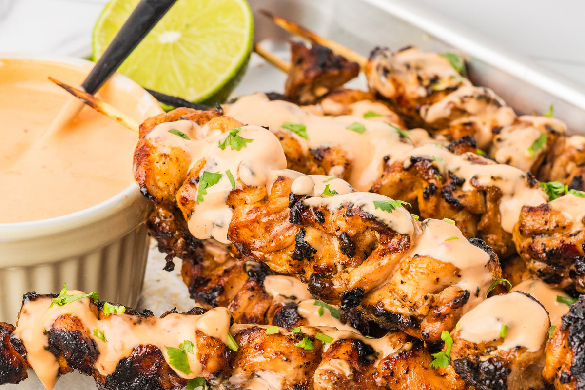 Bagn Bang Chicken Skewers
