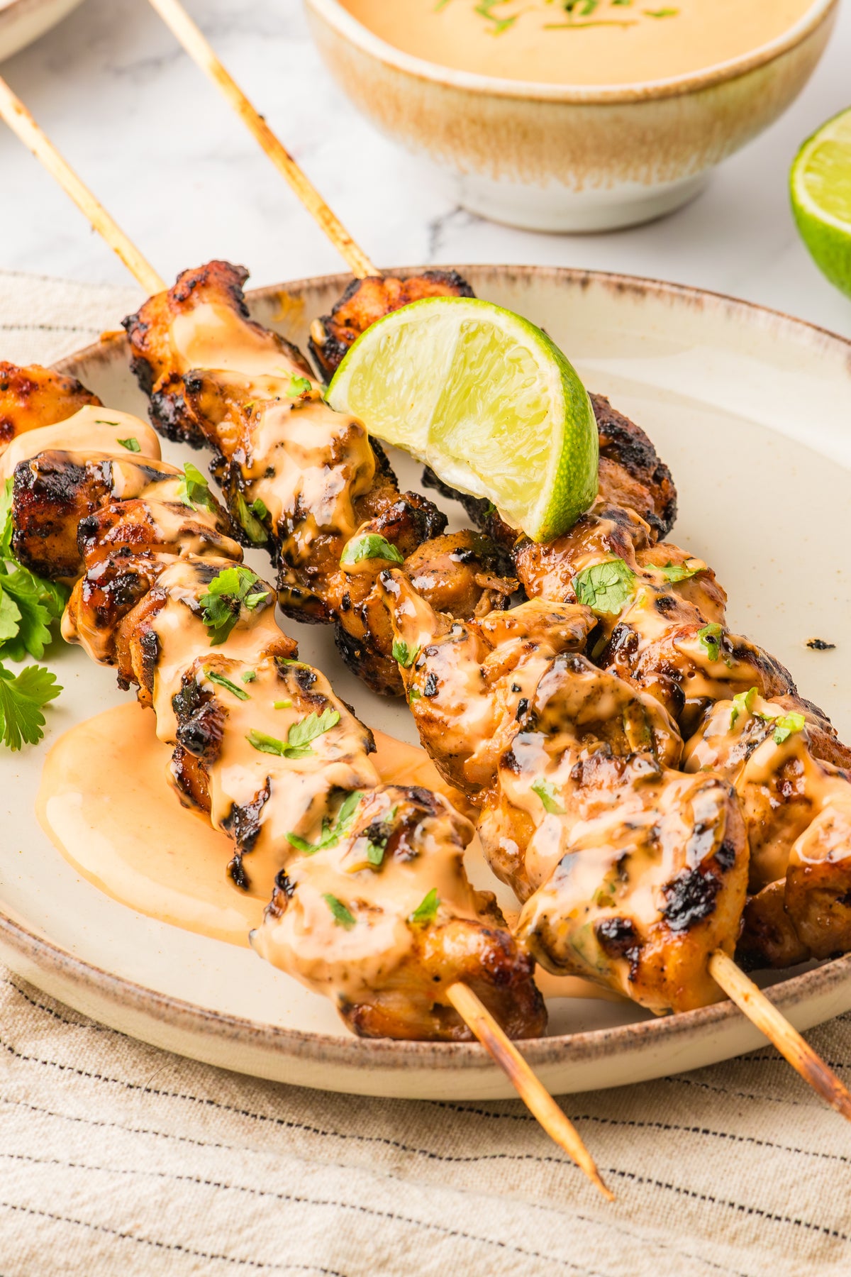 Bagn Bang Chicken Skewers