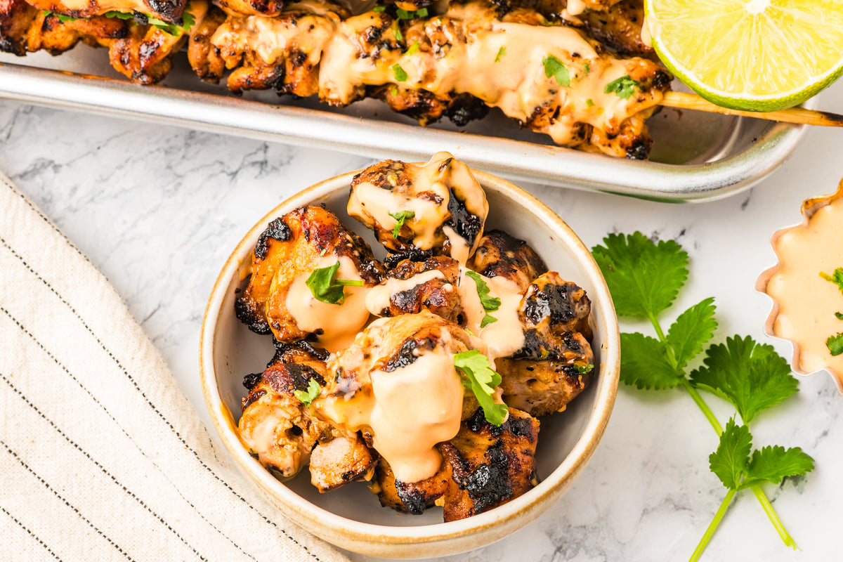 Bagn Bang Chicken Skewers